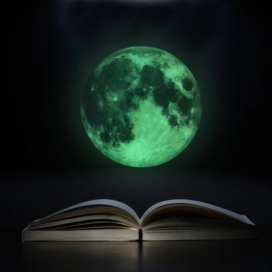 3D Glow-in-the-Dark Luminous Moon Wall Stickers – Perfect for Kids’ Bedrooms, Baby Rooms, and Home Decor