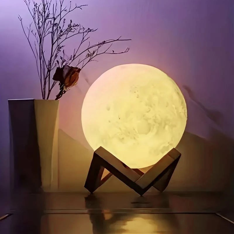 8cm DIY Planet Night Light – Moon & Galaxy Lamp with Stand for Creative Art, Graffiti, and Home Décor  This title emphasizes the DIY and