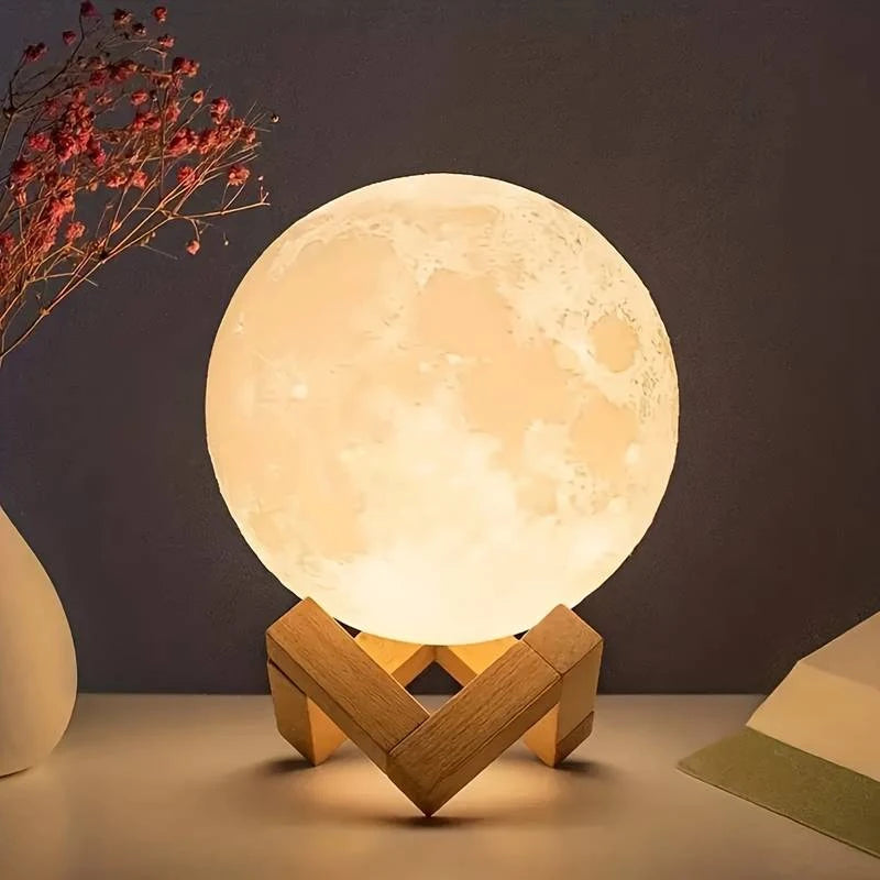 8cm DIY Planet Night Light – Moon & Galaxy Lamp with Stand for Creative Art, Graffiti, and Home Décor  This title emphasizes the DIY and