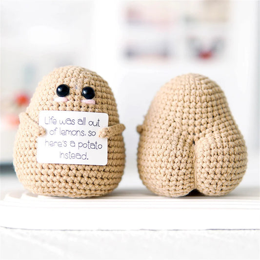 Handwoven Positive Energy Potato Doll – Handmade Home Decor & Perfect Christmas Gift