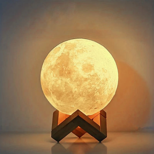 8cm DIY Planet Night Light – Moon & Galaxy Lamp with Stand for Creative Art, Graffiti, and Home Décor  This title emphasizes the DIY and