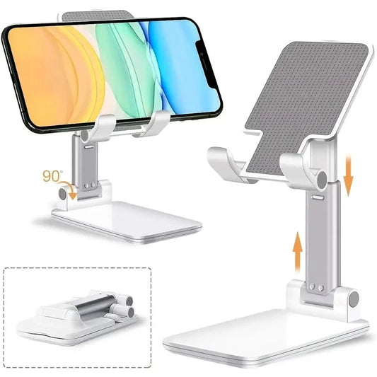 Universal Adjustable Mobile Phone and Tablet Holder Stand – Perfect for iPhone, iPad, Xiaomi, and More